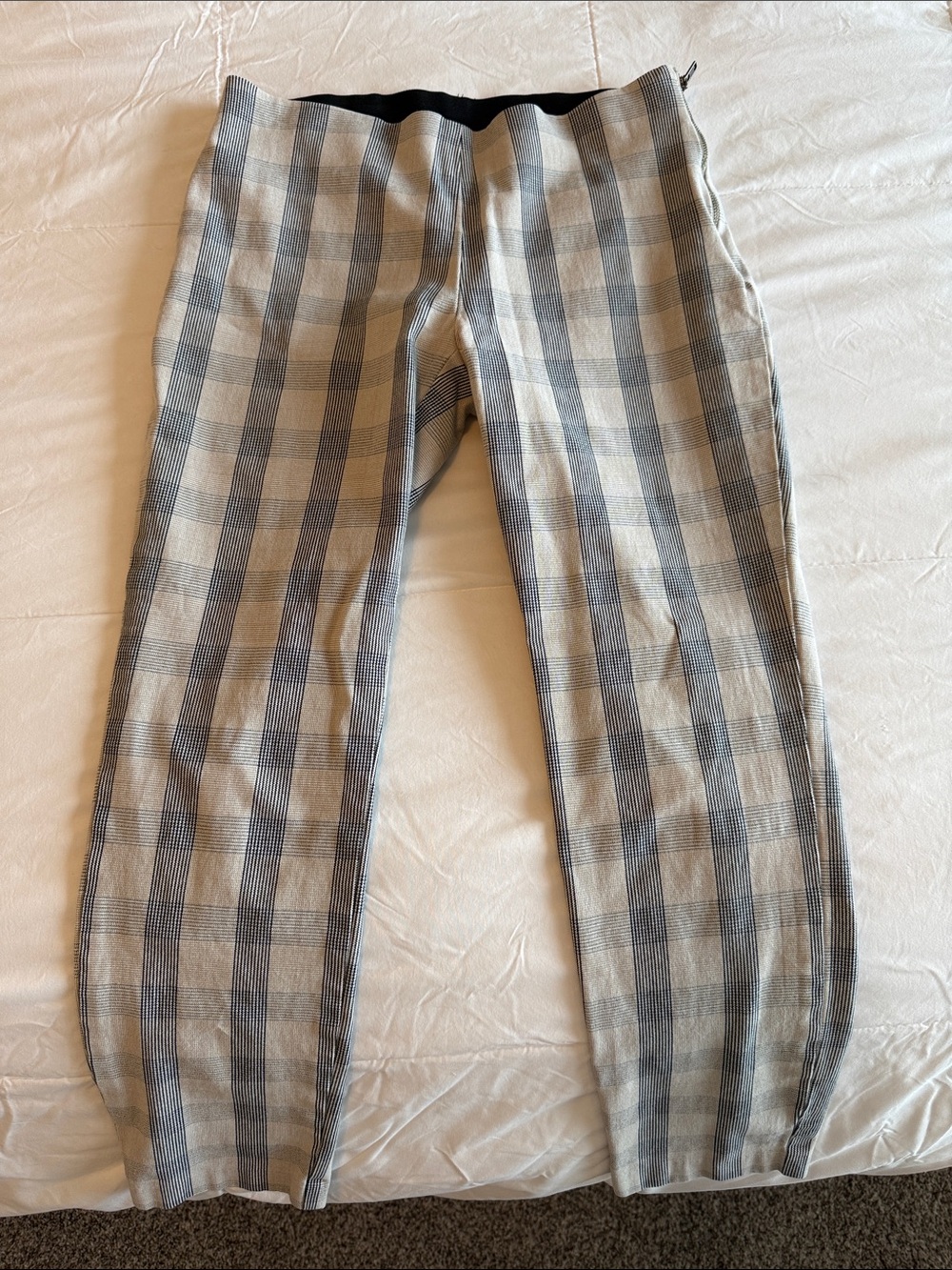 a new day Gray Plaid womens Dress Pants